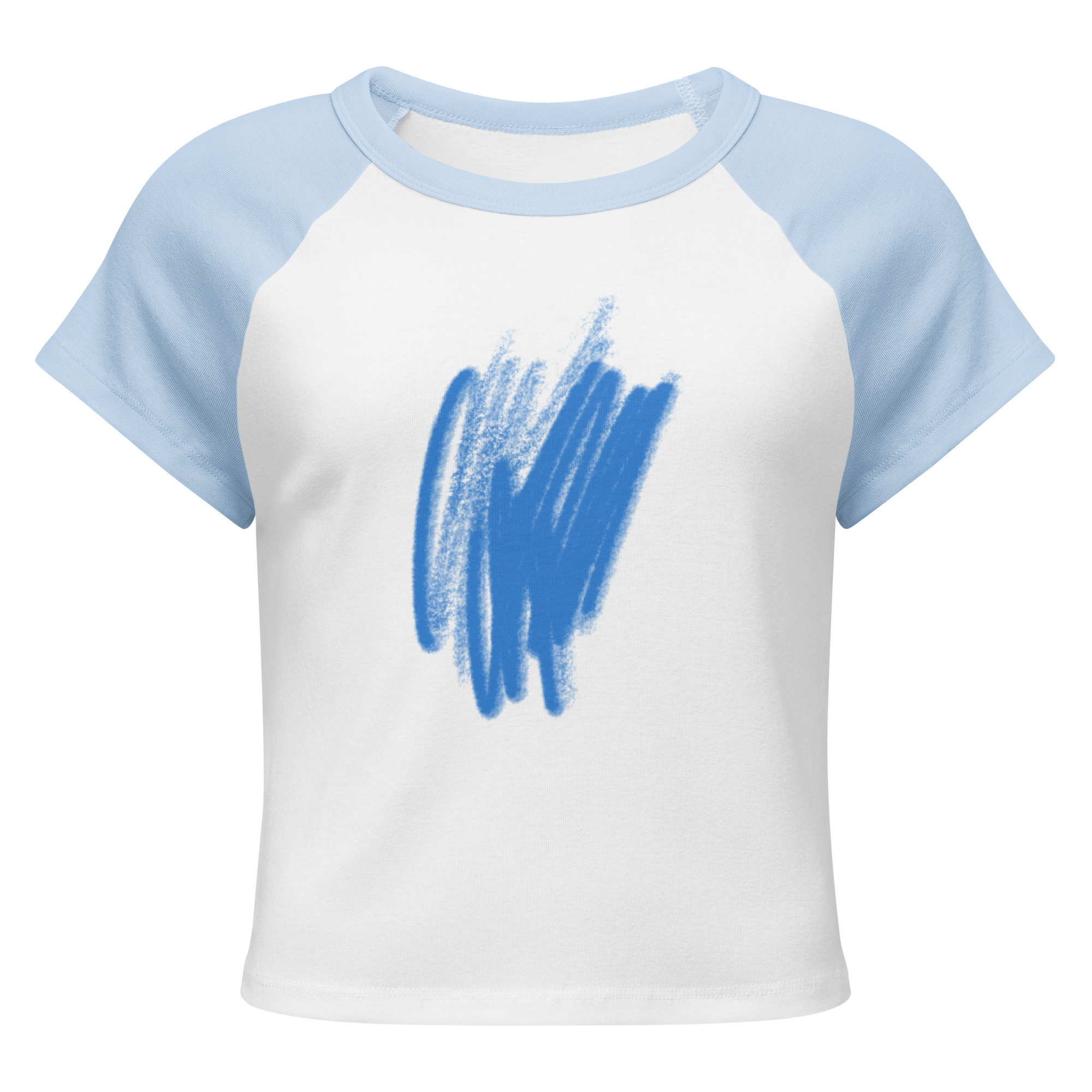 The Women’s Fine-Knit Contrast-Sleeve Tee - Image 6