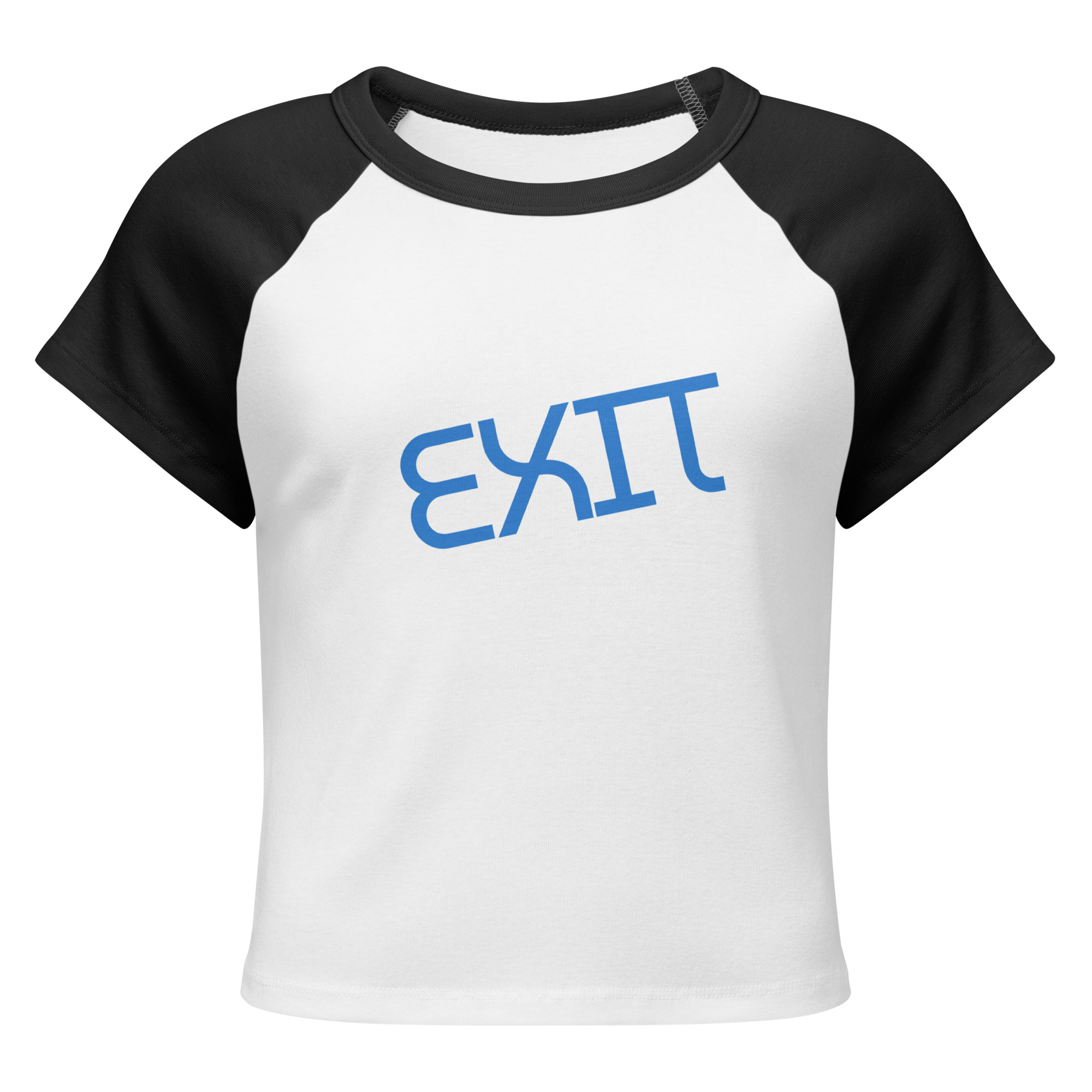 Micro Rib Raglan Baby Tee - Image 2