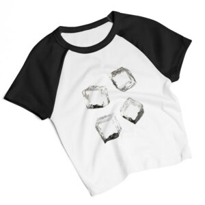 Alternative view of Women’s Micro-Rib Raglan Baby Tee for Soft, Casual Comfort