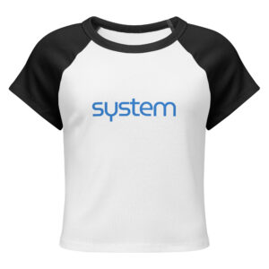 Alternative view of Women’s slim-fit micro rib raglan top