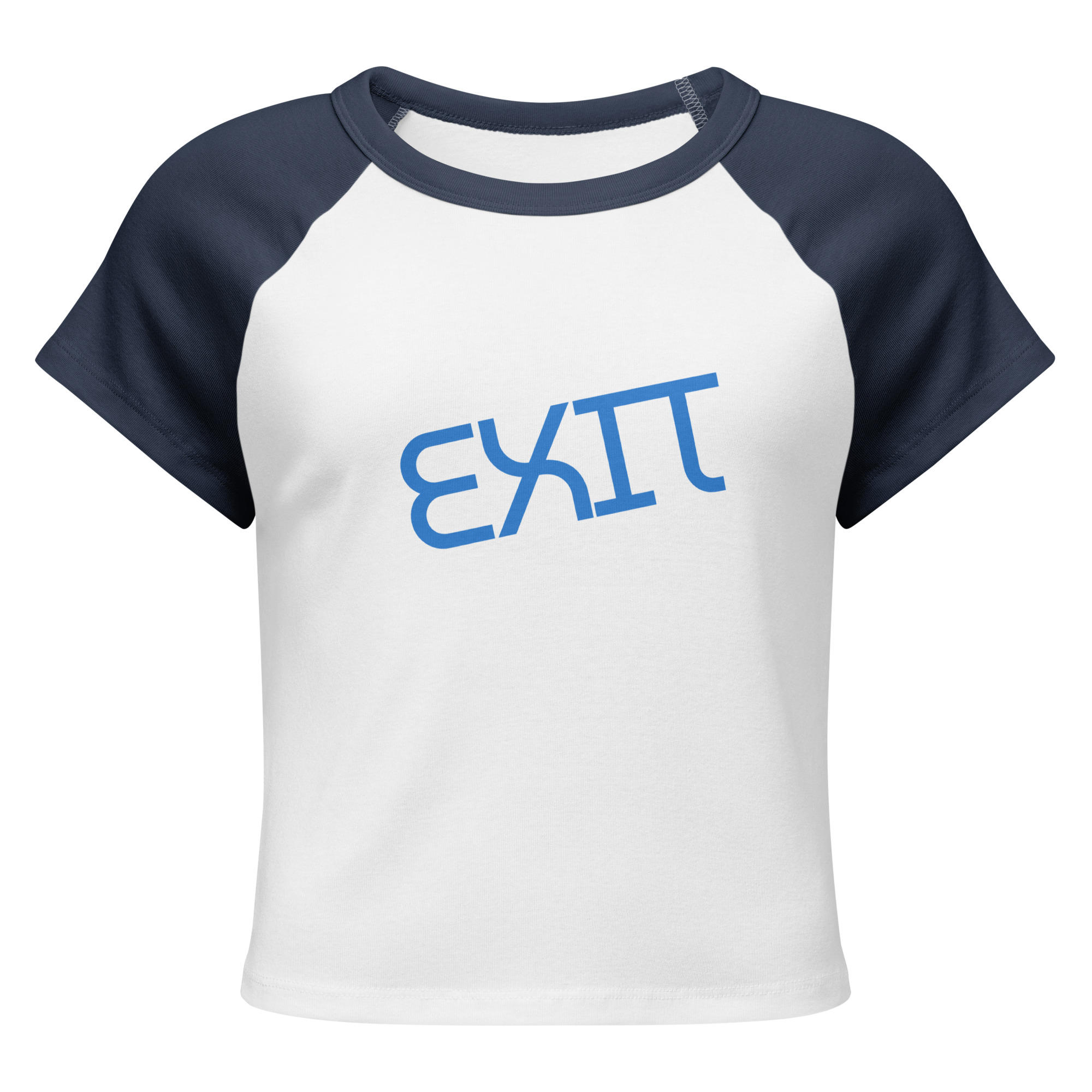 Micro Rib Raglan Baby Tee - Image 3