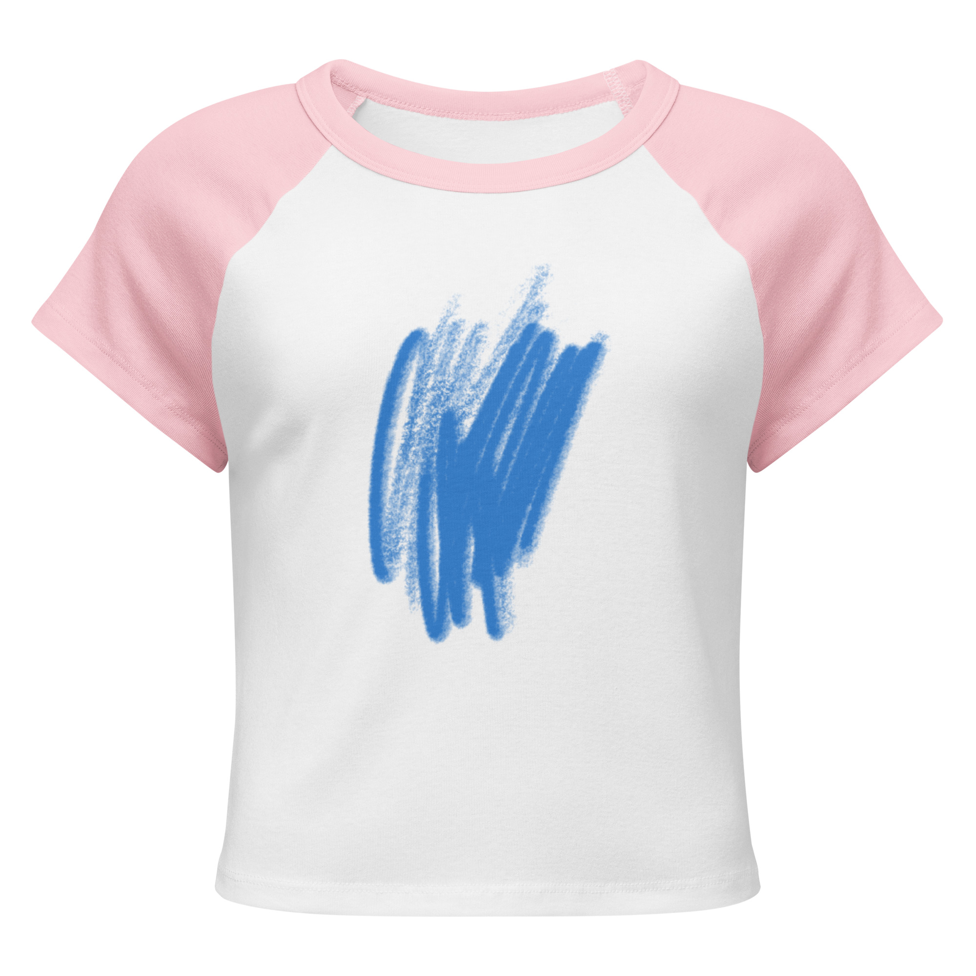 The Women’s Fine-Knit Contrast-Sleeve Tee - Image 7