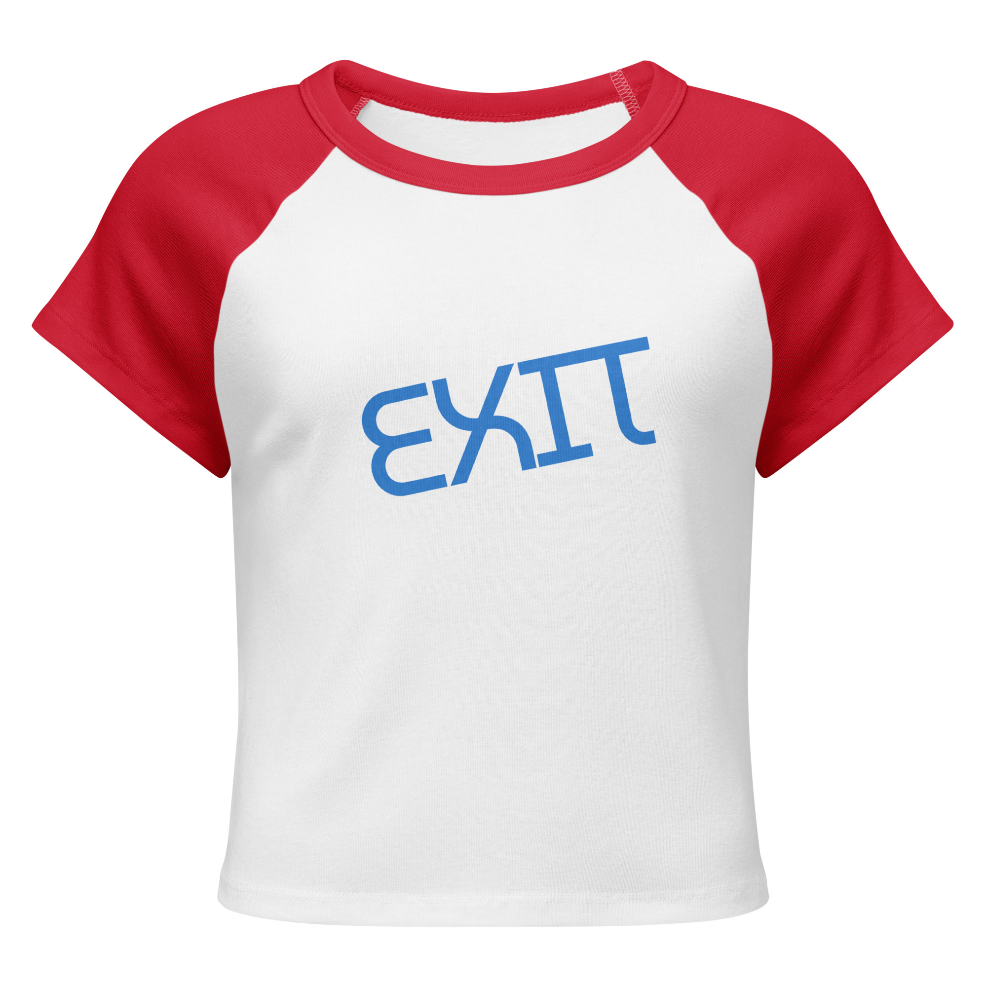 Micro Rib Raglan Baby Tee - Image 4