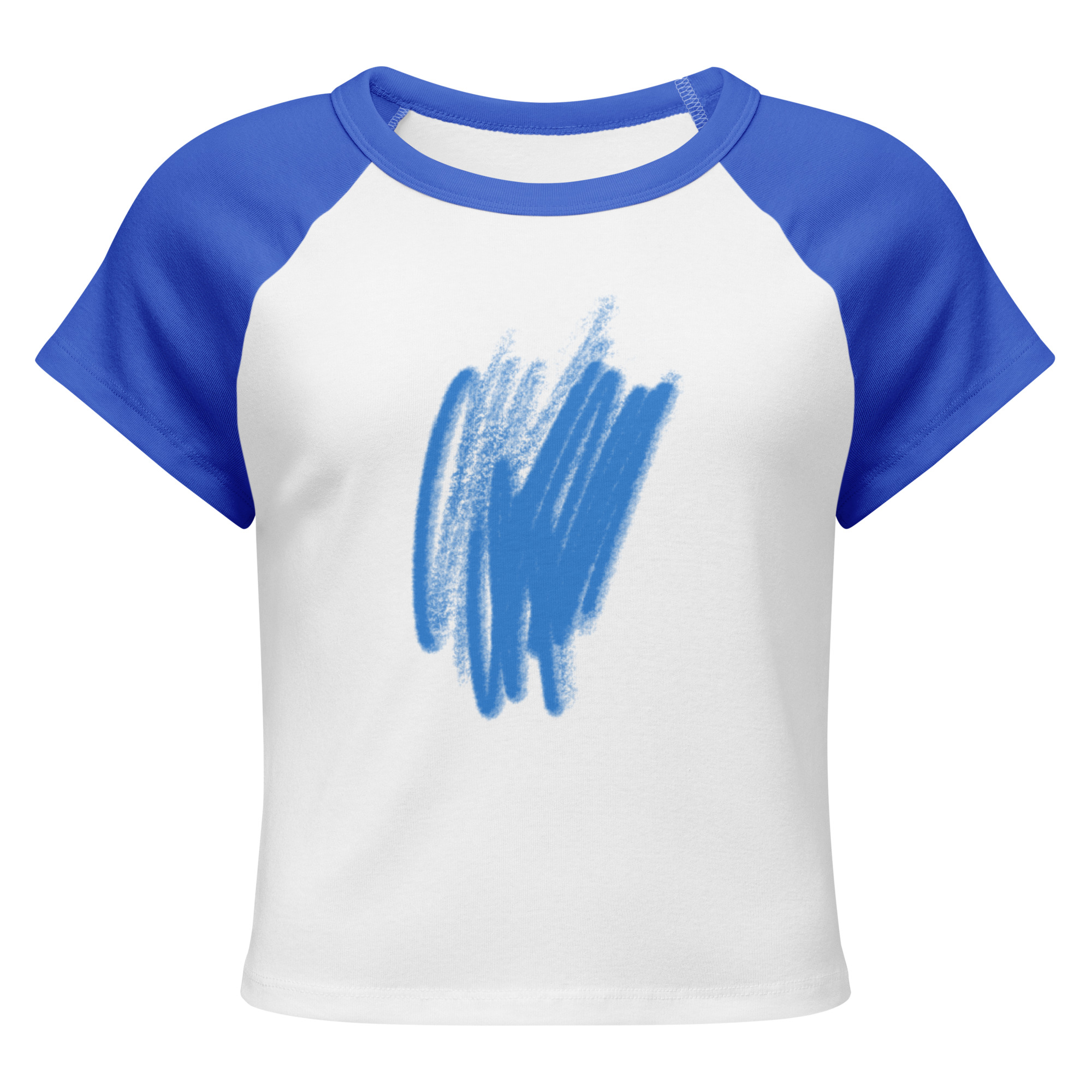 The Women’s Fine-Knit Contrast-Sleeve Tee - Image 5
