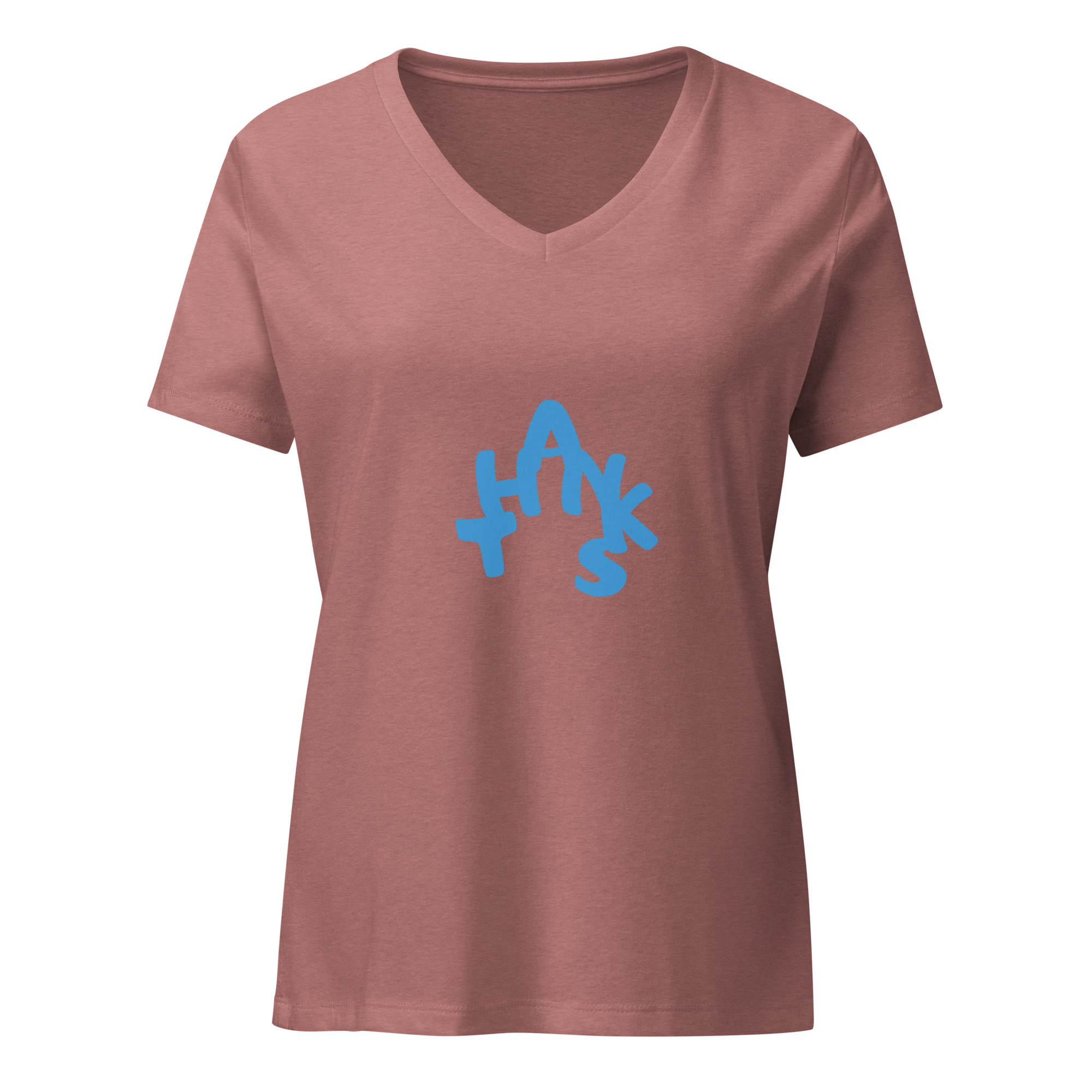 Relaxed V-Neck Gratitude Tee - Image 7