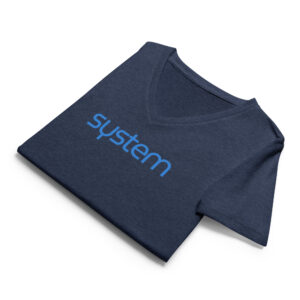 Laid-back V-neck women’s tee