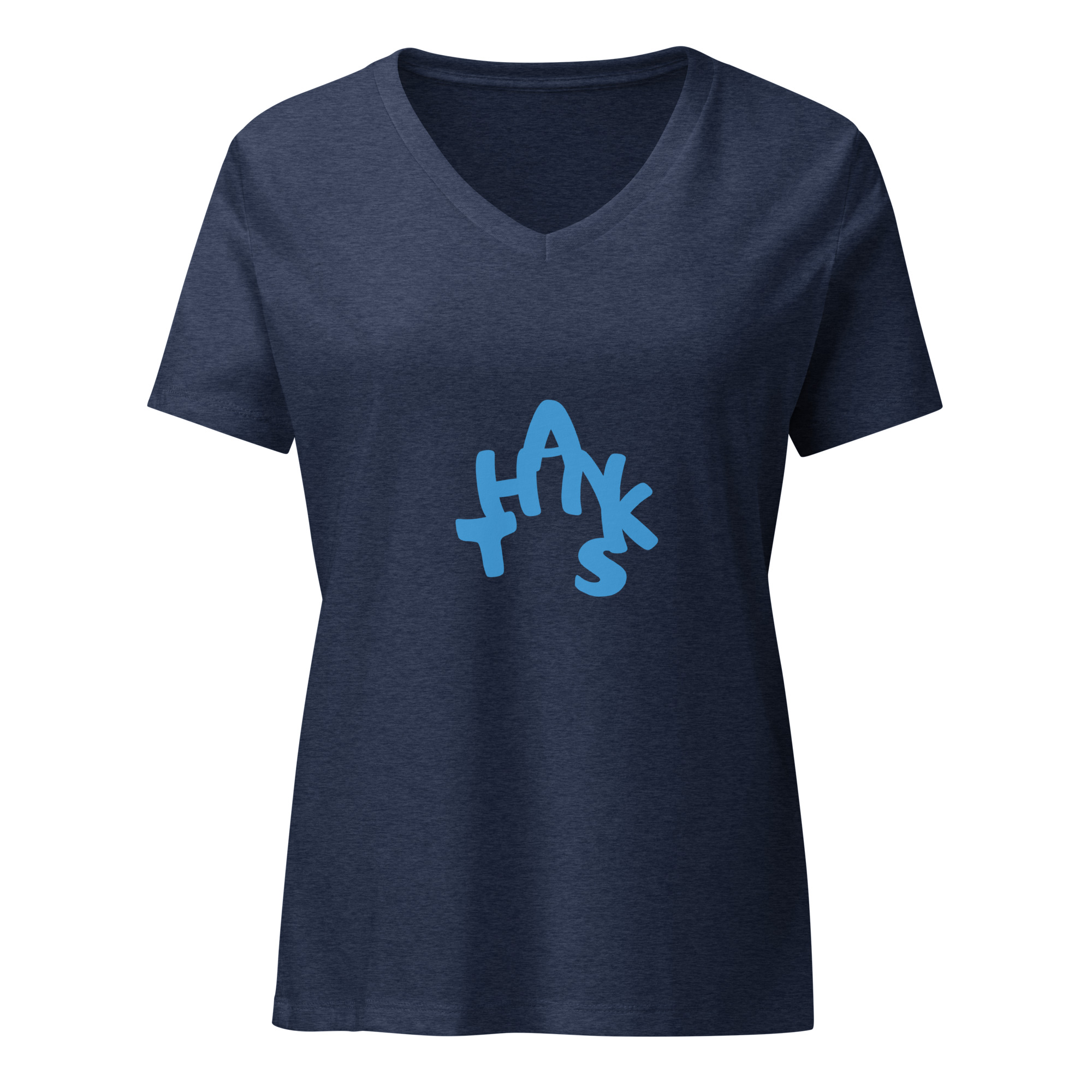 Relaxed V-Neck Gratitude Tee - Image 3