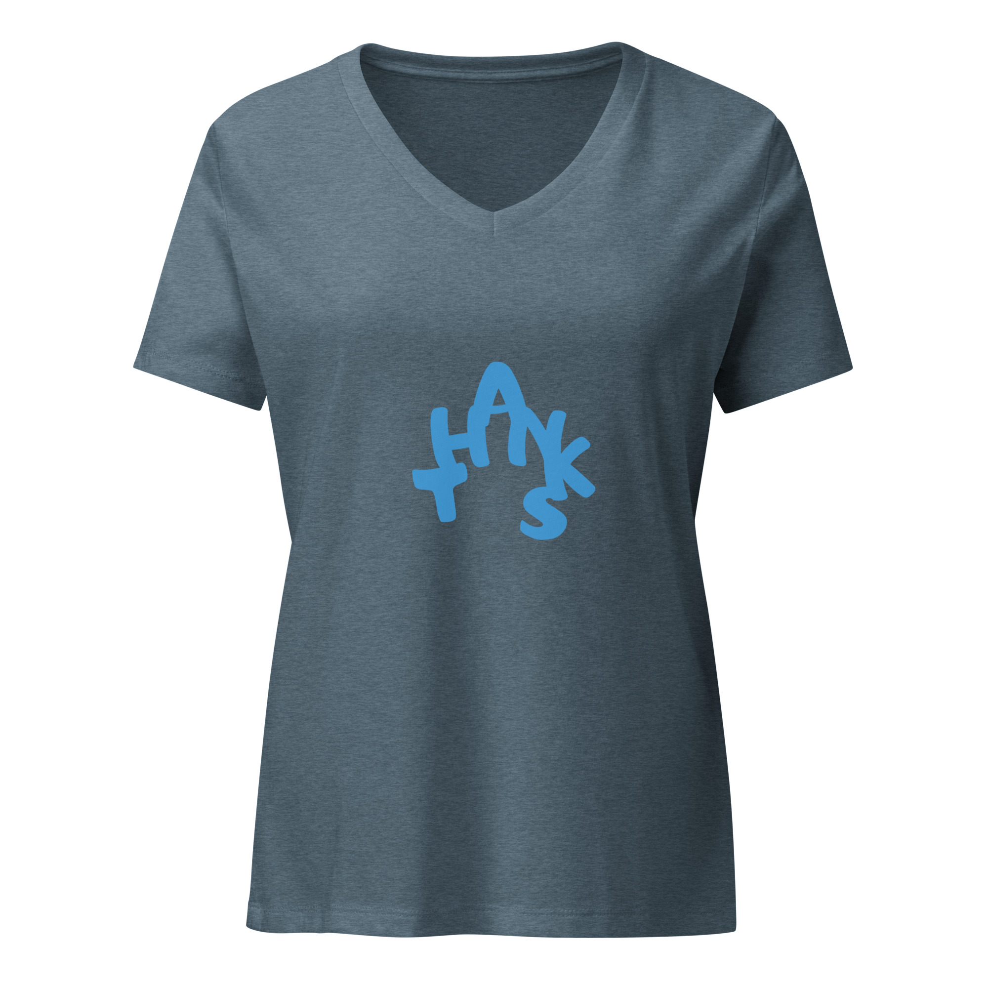 Relaxed V-Neck Gratitude Tee - Image 5