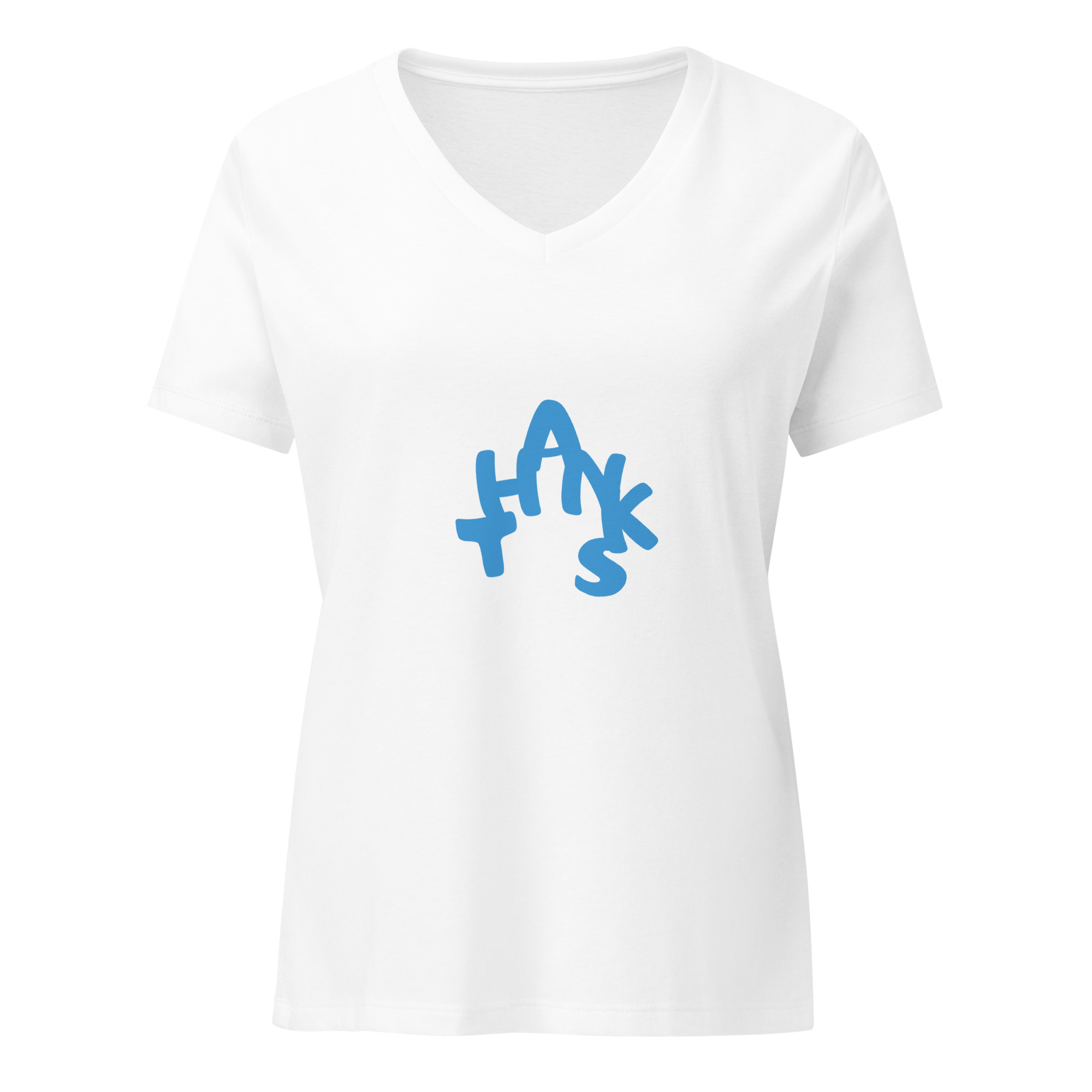 Relaxed V-Neck Gratitude Tee - Image 8
