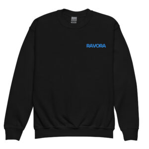Alternative view of Youth Kinetic Crewneck: High-Density Thermal Precision for a Streamlined, Movement-Ready Silhouette