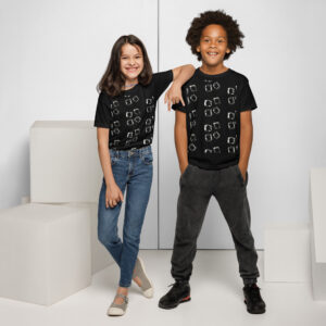 Alternative view of Youth Cool Cube Scatter Graphic Tee