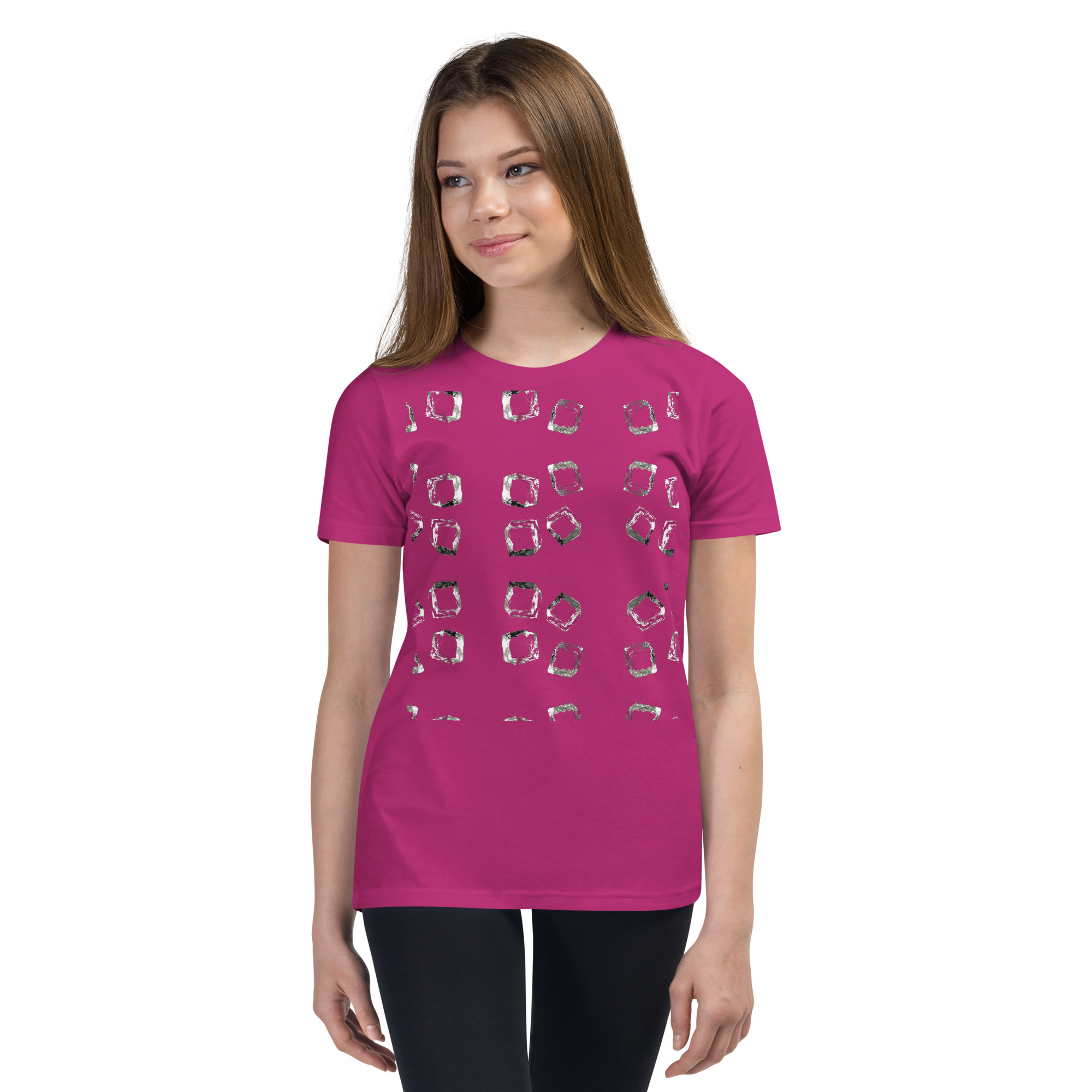 Youth Playful Cube Pattern Tee - Image 5