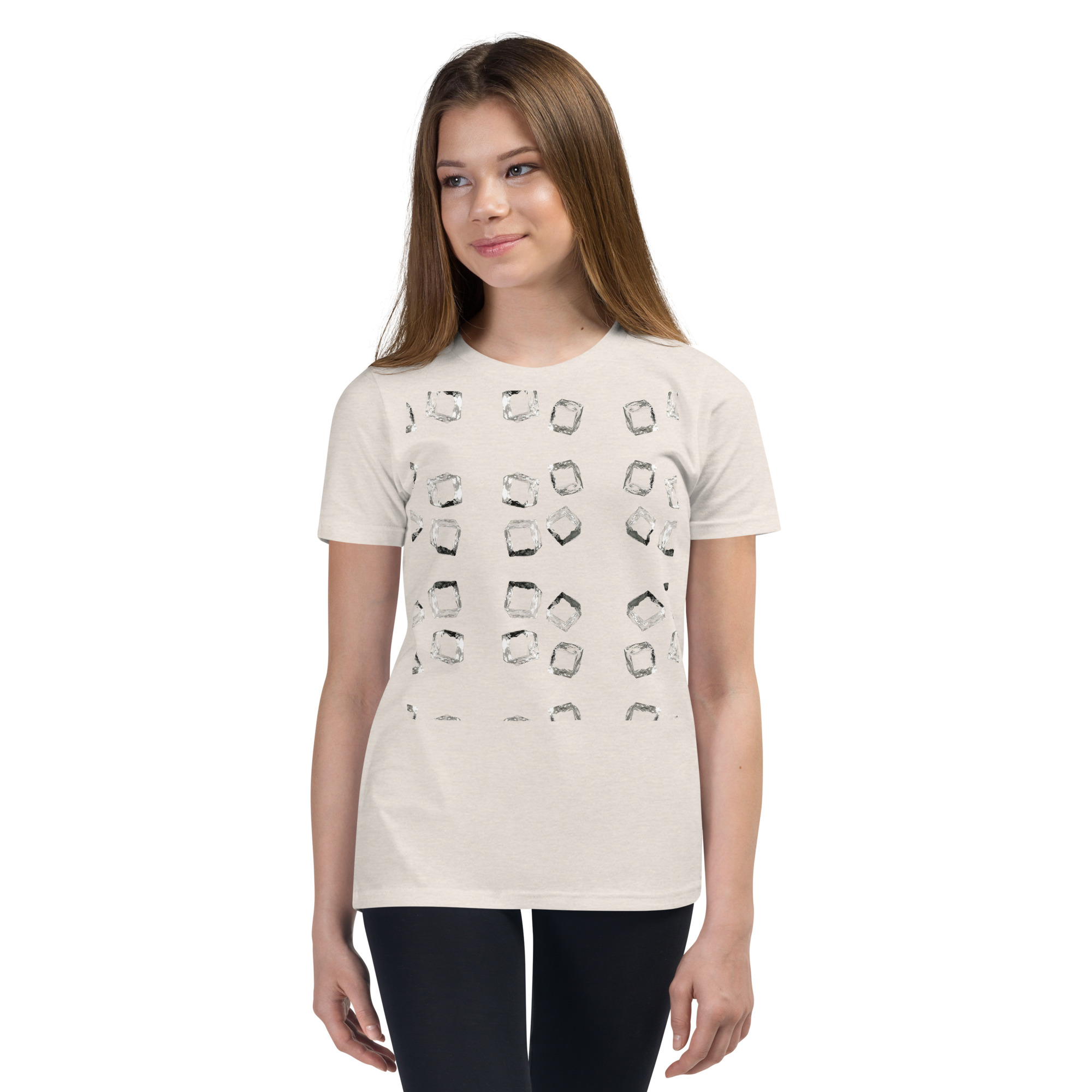 Youth Playful Cube Pattern Tee - Image 12