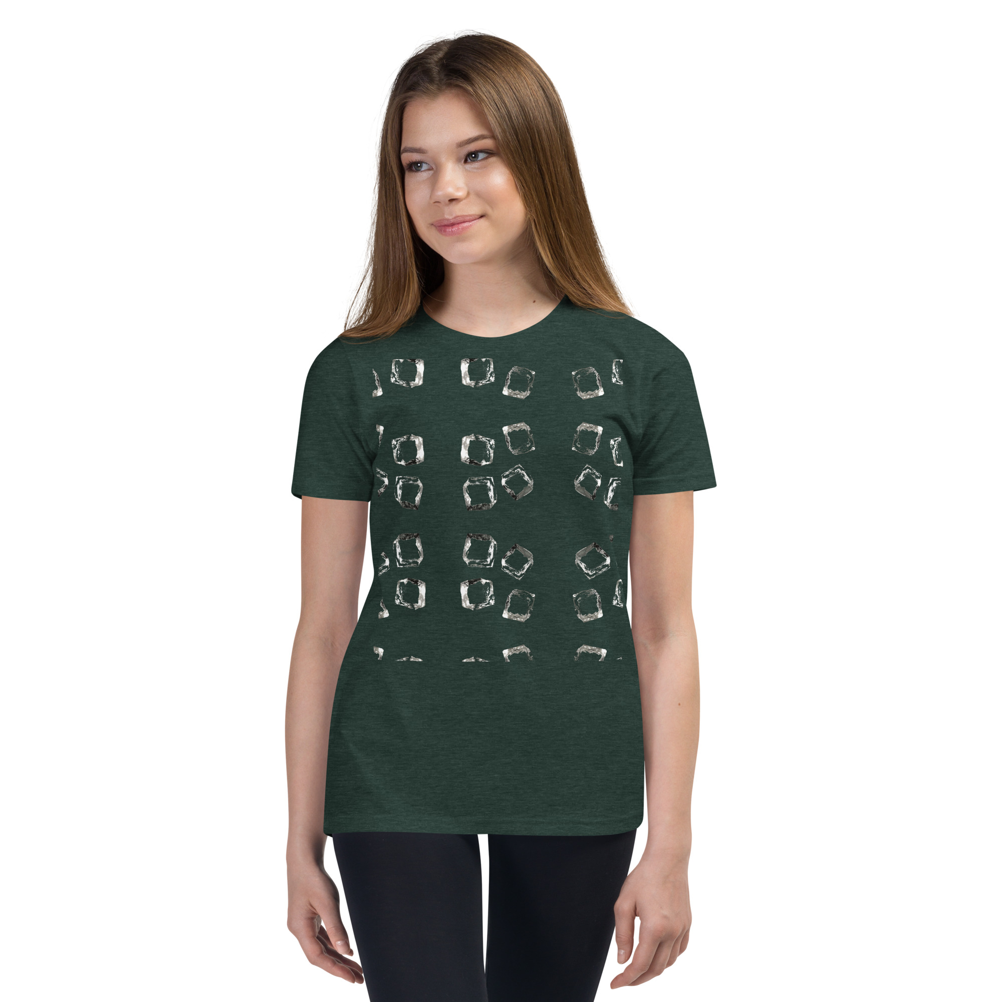 Youth Playful Cube Pattern Tee - Image 6