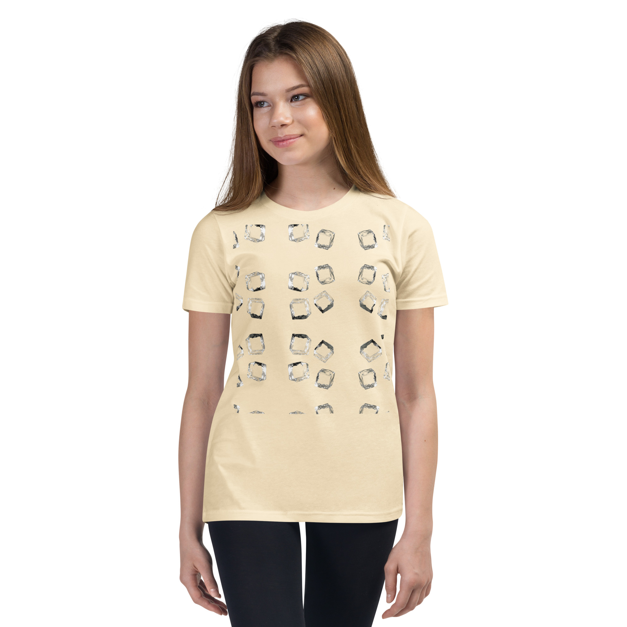 Youth Playful Cube Pattern Tee - Image 13