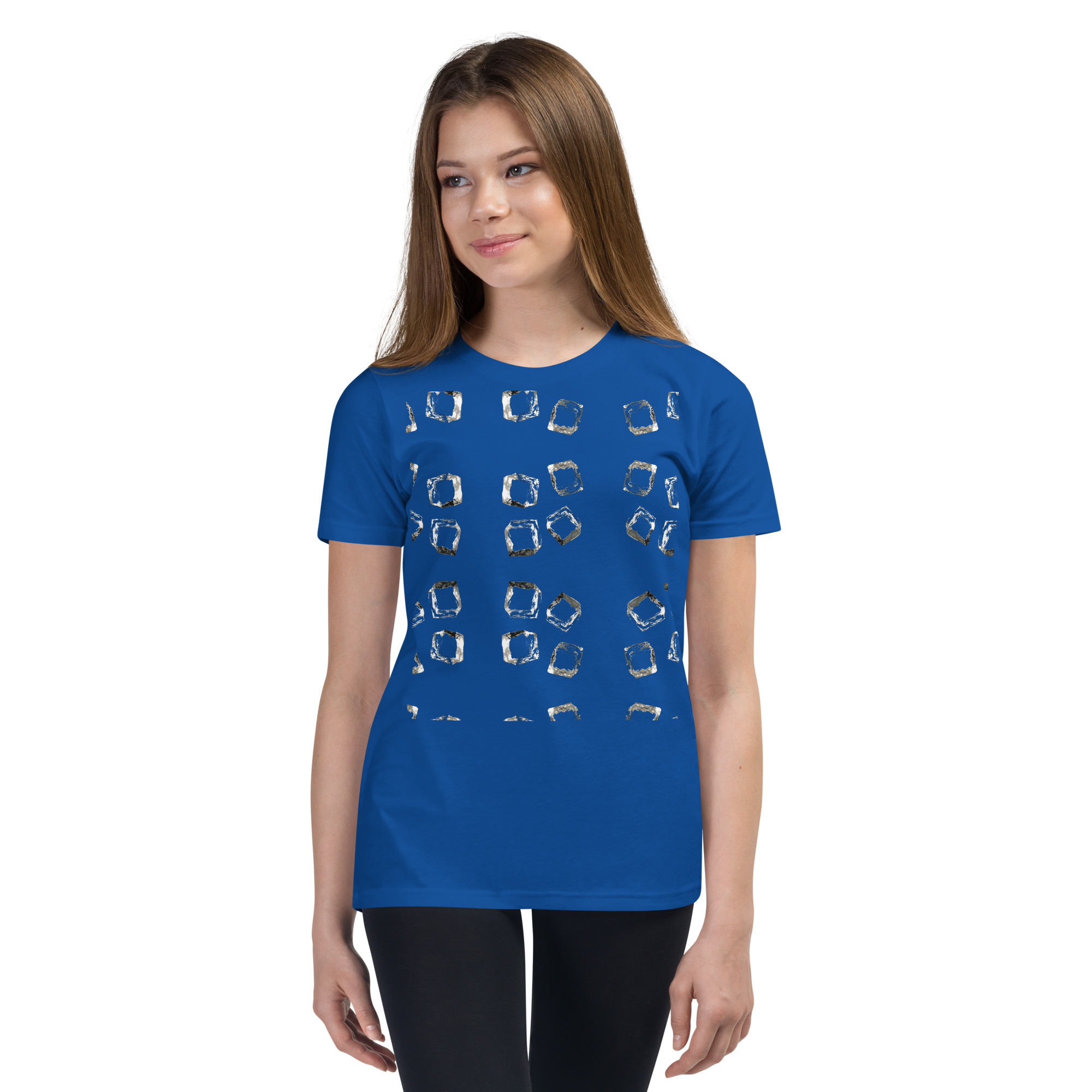 Youth Playful Cube Pattern Tee - Image 4