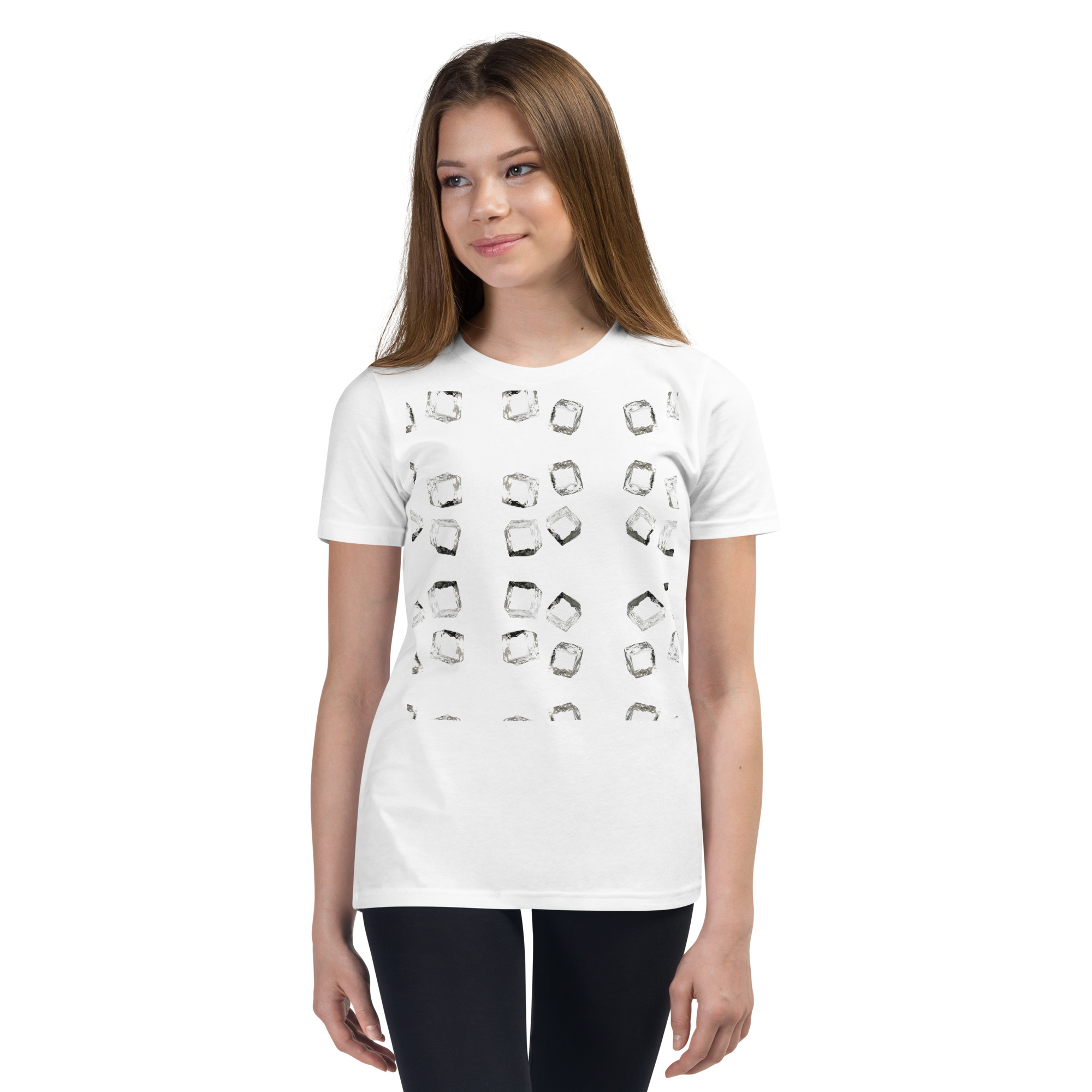 Youth Playful Cube Pattern Tee - Image 14